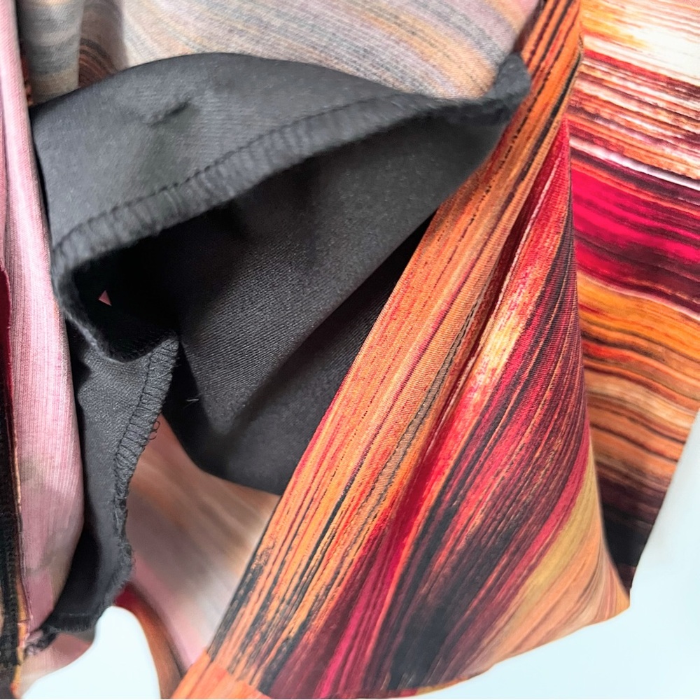 Connected Apparel Multicolor Abstract Print Dress… - image 8